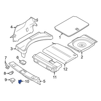 Dodge OE - Liftgate Trim Scuff Plate Grommet