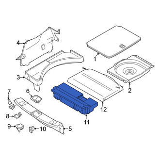 Dodge OE - Rear Trunk Floor Storage Box Bracket
