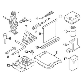 Dodge OE - Rear Body & Floor - Jack & Components