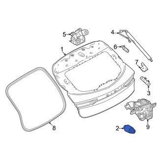 Dodge OE - Rear Outer Liftgate Stop Bumper