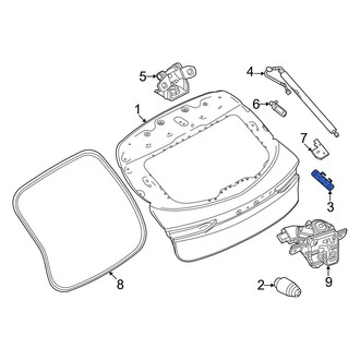 Dodge OE - Rear Left Inner Liftgate Stop Bumper