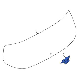 Dodge OE - Back Glass Spacer