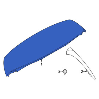 Dodge OE - Rear Center Spoiler