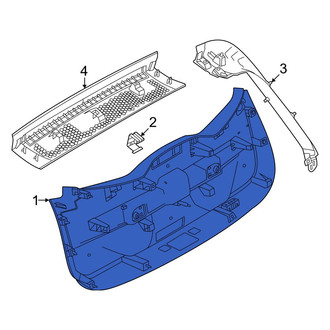 Dodge OE - Rear Upper Liftgate Trim