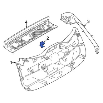 Dodge OE - Liftgate Trim Bracket