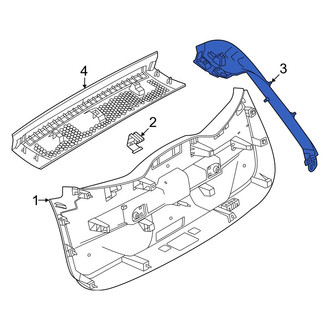 Dodge OE - Rear Right Liftgate Trim