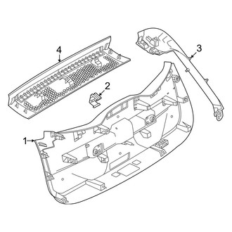 Dodge OE - Lift Gate - Interior Trim