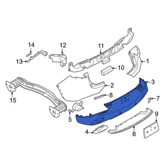 Dodge OE - Rear Lower Bumper Cover