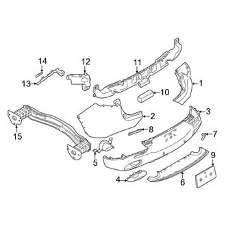 Dodge OE - Rear Bumper - Bumper & Components