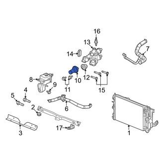 Dodge OE - Lower Engine Coolant Thermostat Housing
