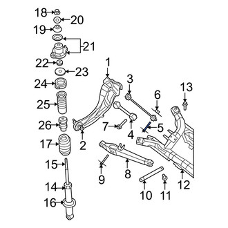 Dodge OE - Upper Lateral Arm Bolt