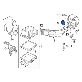 Dodge OE - Engine Air Intake Resonator Seal
