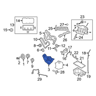 Dodge OE - Outer Lower Engine Timing Cover