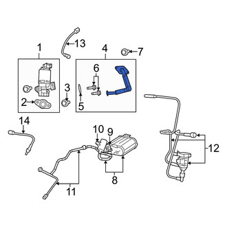 Dodge OE - Exhaust Gas Recirculation (EGR) Tube