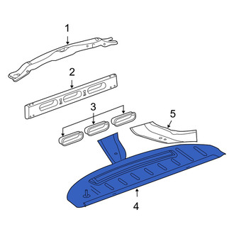 Dodge OE - Radiator Support Splash Shield