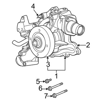 Dodge OE - Cooling - Water Pump (1500 5.7L)