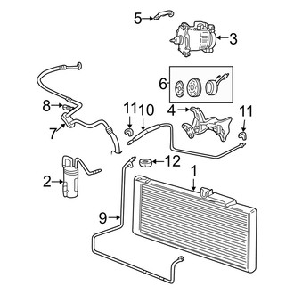 Dodge OE - Air Conditioner & Heater - Condenser, Compressor & Lines