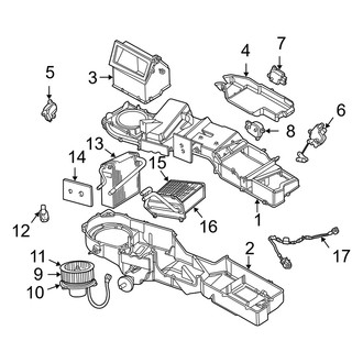 Dodge OE - Air Conditioner & Heater - Evaporator & Heater Components (1500)