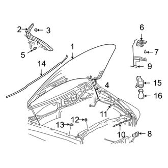 Dodge OE - Hood & Grille - Hood & Components (1500)