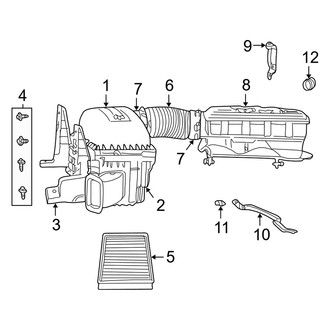 Dodge OE - Engine - Air Intake (3.7L)