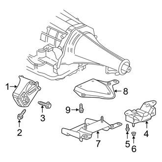 Dodge OE - Engine & Transmission Mounting (3.7L)