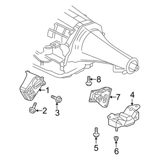 Dodge OE - Engine & Transmission Mounting (3.7L)