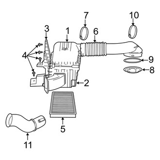 Dodge OE - Engine - Air Intake (1500 5.9L)