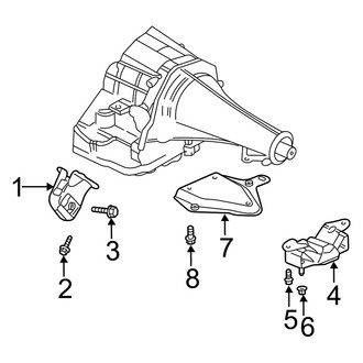 Dodge OE - Engine & Transmission Mounting (1500 RWD 5.9L)