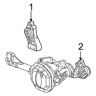 Dodge OE - Engine & Transmission Mounting (1500 RWD 5.7L)
