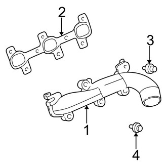 Dodge OE - Exhaust System - Manifold (3.7L)