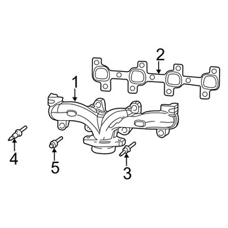 Dodge OE - Exhaust System - Manifold (1500 4.7L)