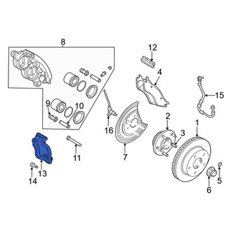 Dodge OE - Rear Disc Brake Caliper Bracket