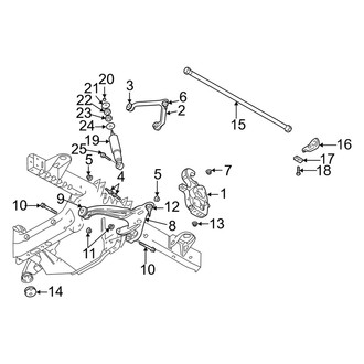 Dodge OE - Front Suspension - Suspension Components (1500 4WD)