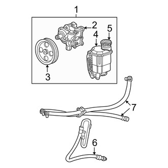Dodge OE - Steering Gear & Linkage - Pump & Hoses (1500 3.7L / 4.7L)