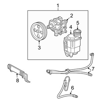 Dodge OE - Steering Gear & Linkage - Pump & Hoses (1500 5.7L)