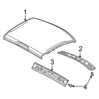 Dodge OE - Cab - Roof & Components (Regular Cab), (1500 Laramie / SLT / SRT-10 / ST Regular Cab)
