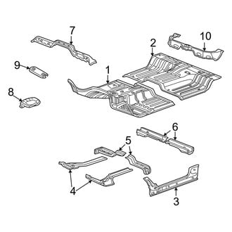 Dodge OE - Cab - Floor (Quad Cab)