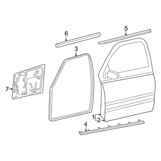 Dodge OE - Front Door - Door & Components (Quad Cab)