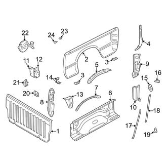Dodge OE - Pick Up Box - Front & Side Panels (1500)
