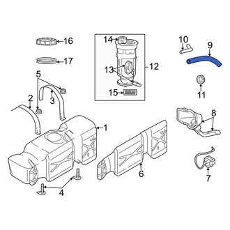 Dodge OE - Fuel Filler Hose