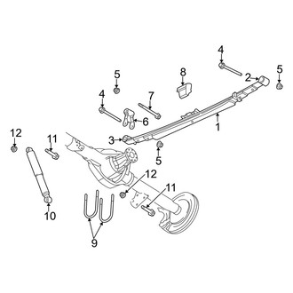 Dodge OE - Rear Suspension - Suspension Components (1500 4WD)