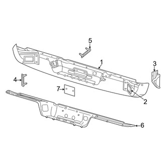 Dodge OE - Rear Bumper - Bumper & Components