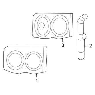 Dodge OE - Front Lamps - Headlamp Components (Mega Cab)