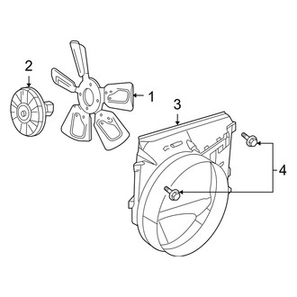 Dodge OE - Cooling Fan (Mega Cab 5.7L)