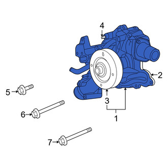 Dodge OE - Engine Water Pump