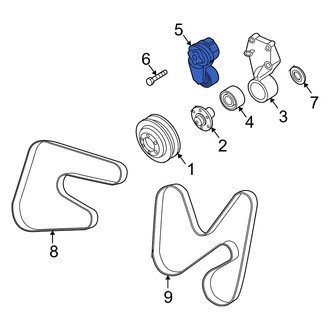 Dodge OE - Accessory Drive Belt Tensioner Assembly