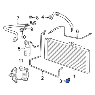 Dodge OE - A/C Refrigerant Line Clip