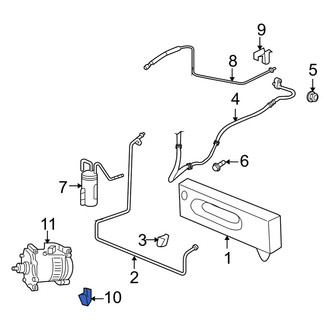 Dodge OE - A/C Refrigerant Line Clip