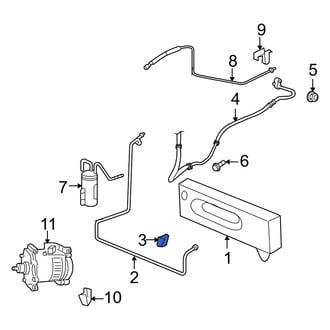 Dodge OE - A/C Refrigerant Line Clip