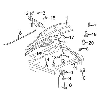 Dodge OE - Hood & Grille - Hood & Components (Mega Cab)